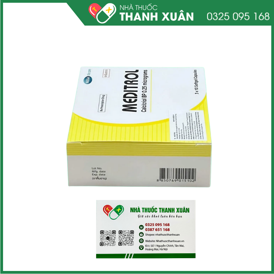 Meditrol 0,25mcg điều trị loãng xương